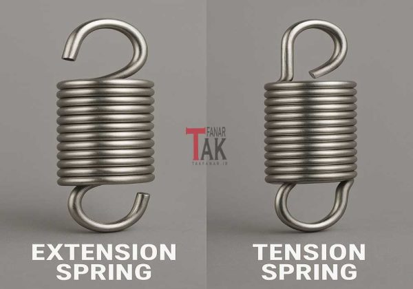 مقایسه فنر شاخکی و فنر کششی
